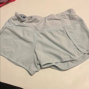Lululemon Athletica Light Blue Women's Athletic Shorts